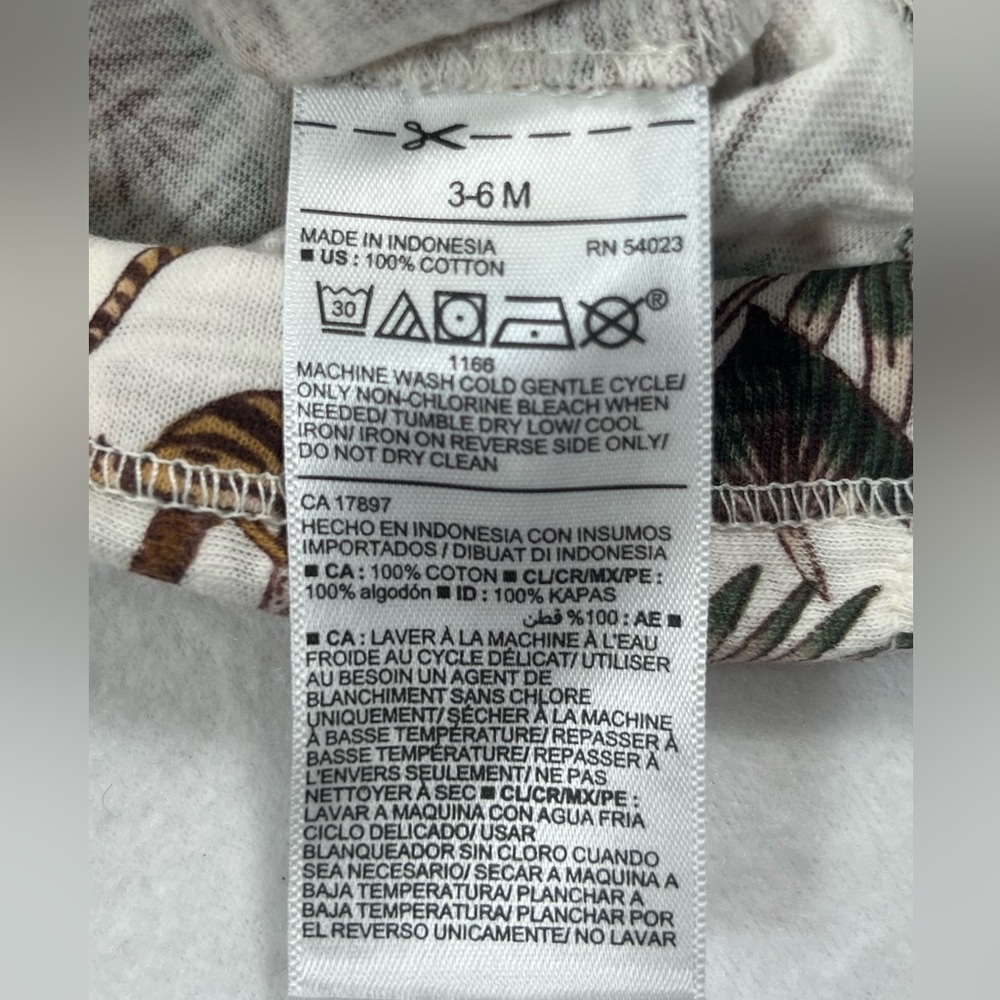 OLD NAVY NWT Baby Girl Jungle Safari Giraffe Romper 3-6m Animal Print Africa‎ - Picture 12 of 13